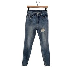 Rock & Republic High Roller Dark Blue Skinny Jeans